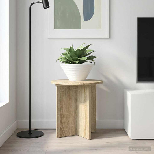 Plant Stand 2 pcs Sonoma Oak 40 x 40 x 40 cm Engineered Wood