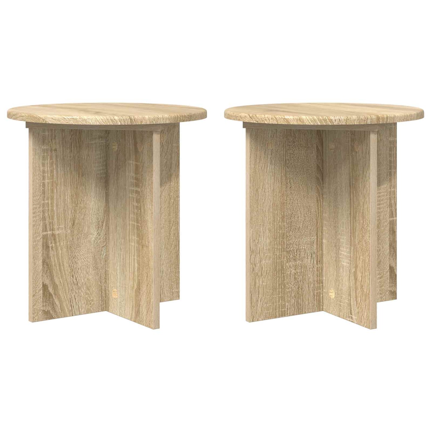 Plant Stand 2 pcs Sonoma Oak 40 x 40 x 40 cm Engineered Wood