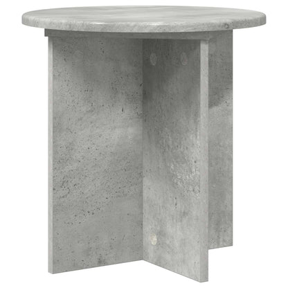 Plant Stand 2 pcs Concrete Grey 40 x 40 x 40 cm Engineered Wood