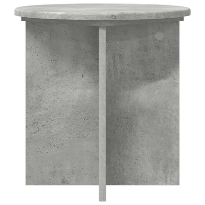 Plant Stand 2 pcs Concrete Grey 40 x 40 x 40 cm Engineered Wood