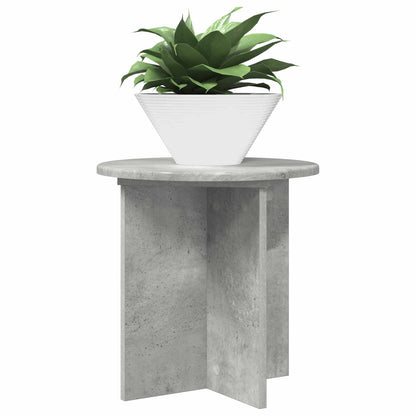 Plant Stand 2 pcs Concrete Grey 40 x 40 x 40 cm Engineered Wood