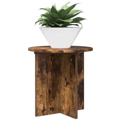 Plant Stand 2 pcs Smoked Oak 40 x 40 x 40 cm Engineered Wood