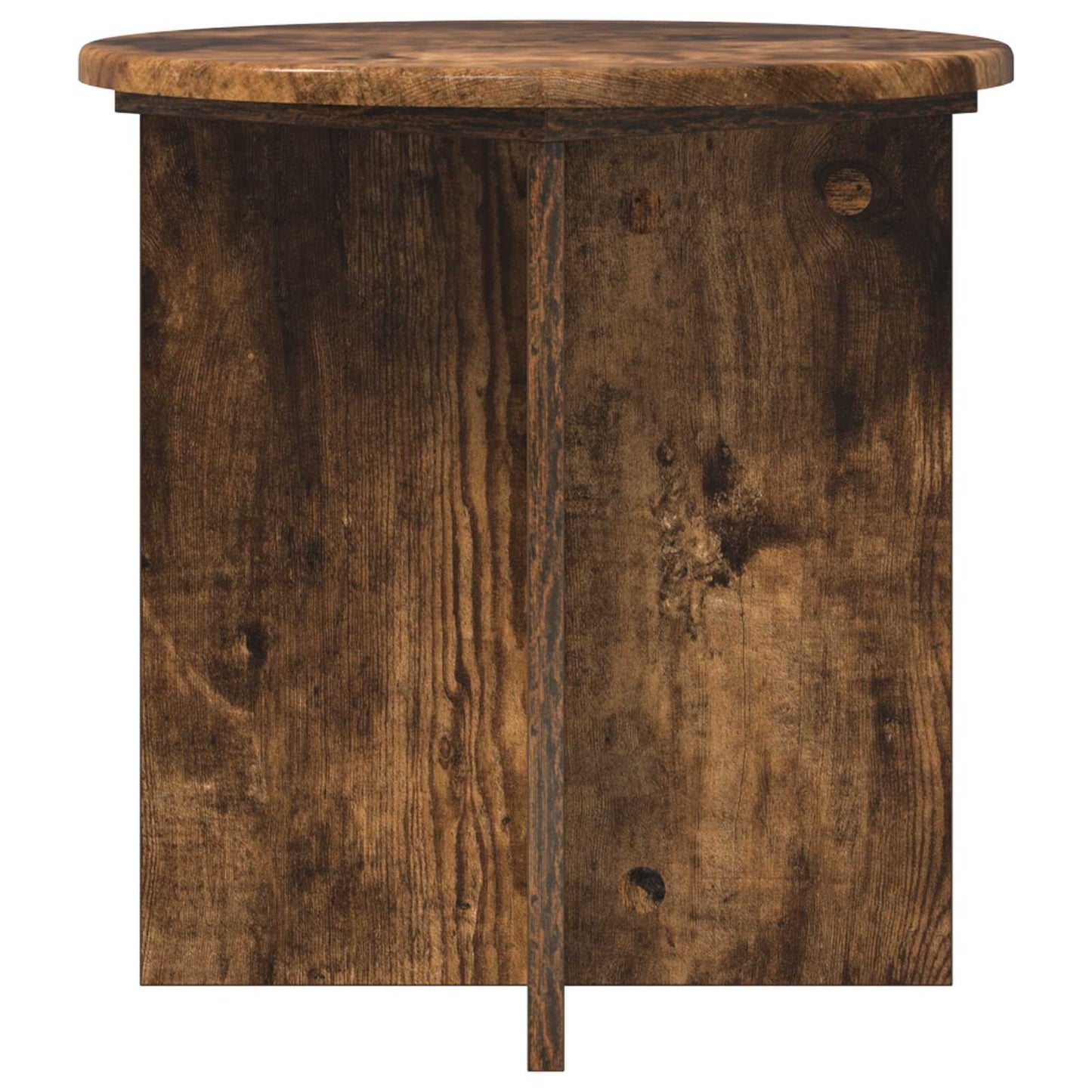 Plant Stand 2 pcs Smoked Oak 40 x 40 x 40 cm Engineered Wood
