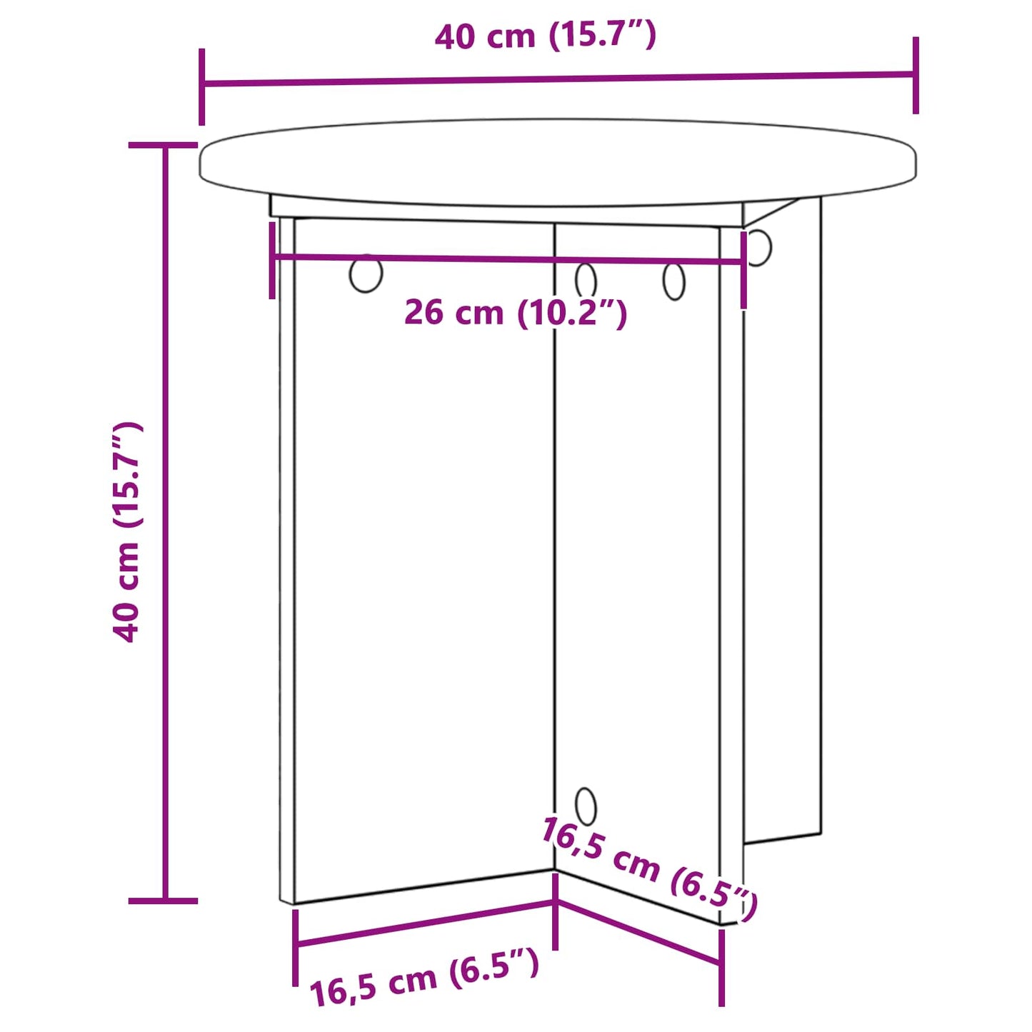 Plant Stand 2 pcs Smoked Oak 40 x 40 x 40 cm Engineered Wood