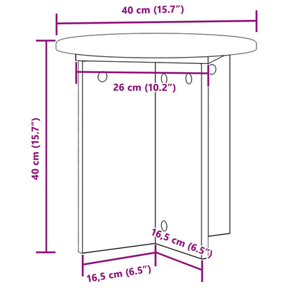 Plant Stand 2 pcs Smoked Oak 40 x 40 x 40 cm Engineered Wood