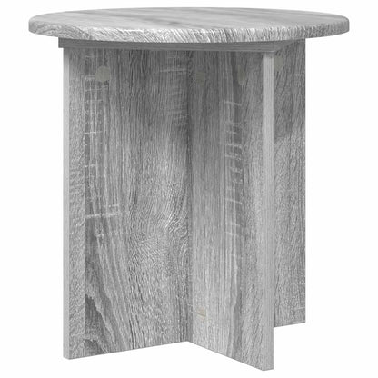 Plant Stand 2 pcs Grey Sonoma 40 x 40 x 40 cm Engineered Wood