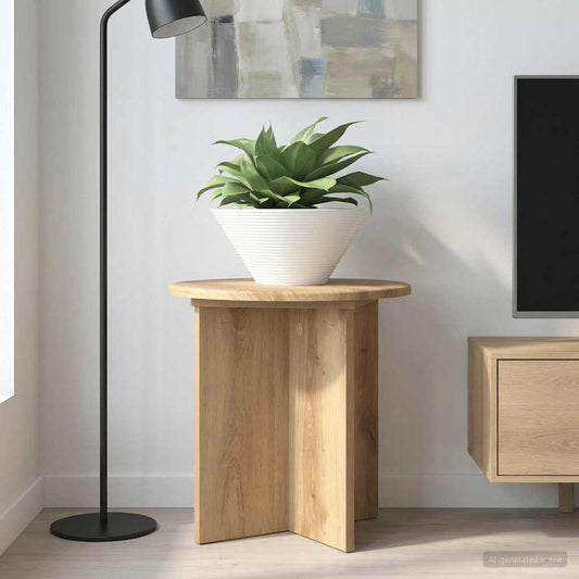 Plant Stand 2 pcs Artisan Oak 40 x 40 x 40 cm Engineered Wood