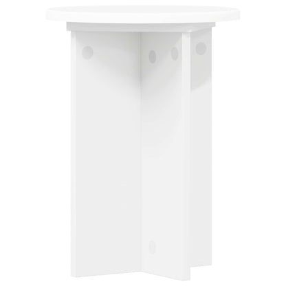 Plant Stand 2 pcs White Ø29.5 x 40 cm Engineered Wood