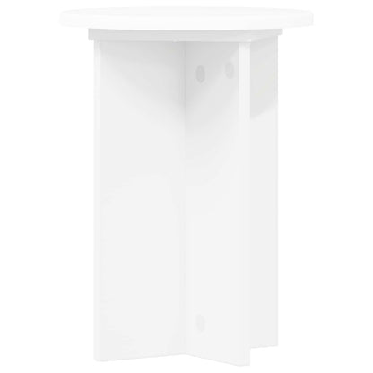Plant Stand 2 pcs White Ø29.5 x 40 cm Engineered Wood