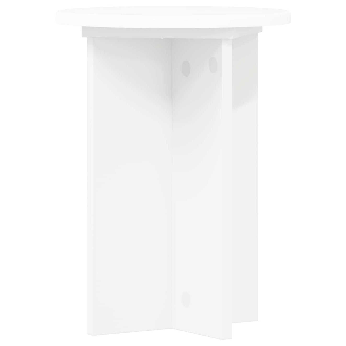 Plant Stand 2 pcs White Ø29.5 x 40 cm Engineered Wood