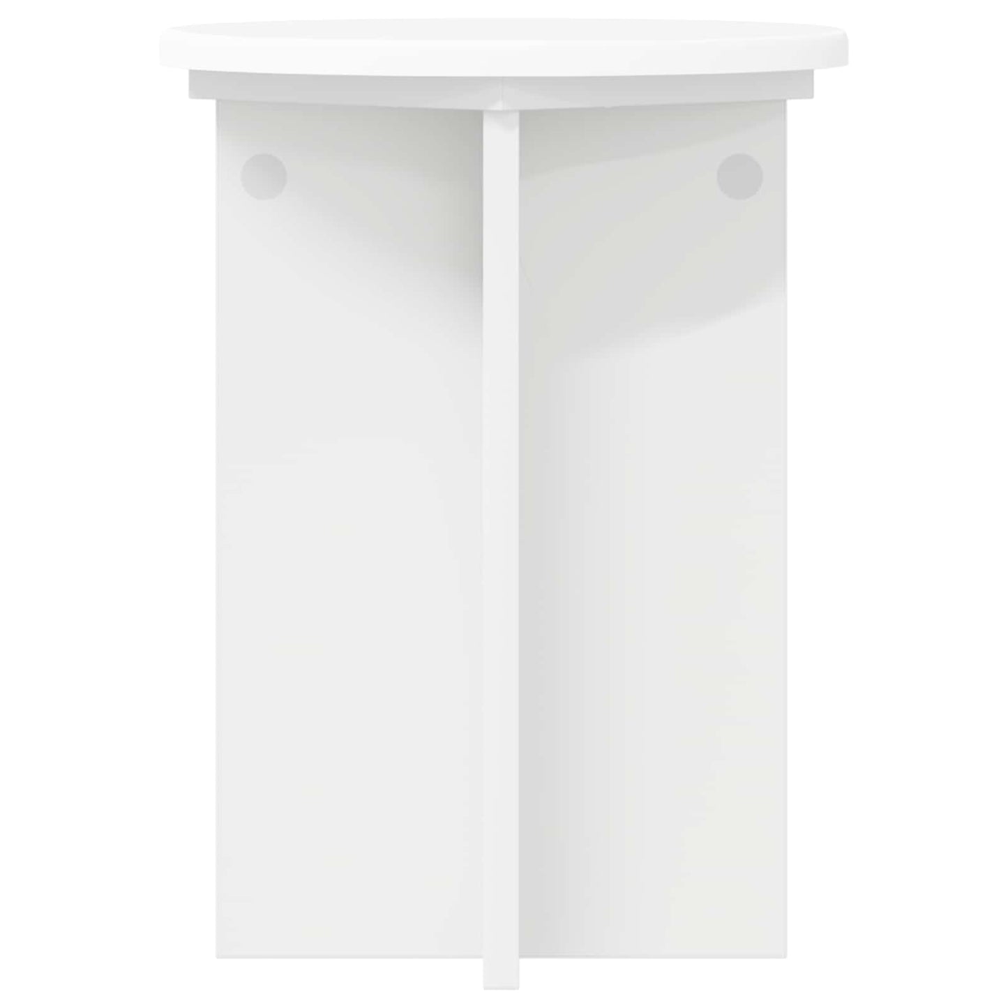 Plant Stand 2 pcs White Ø29.5 x 40 cm Engineered Wood