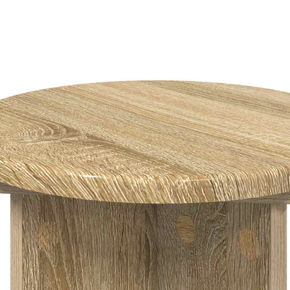 Plant Stand 2 pcs Sonoma Oak Ø29.5 x 40 cm Engineered Wood