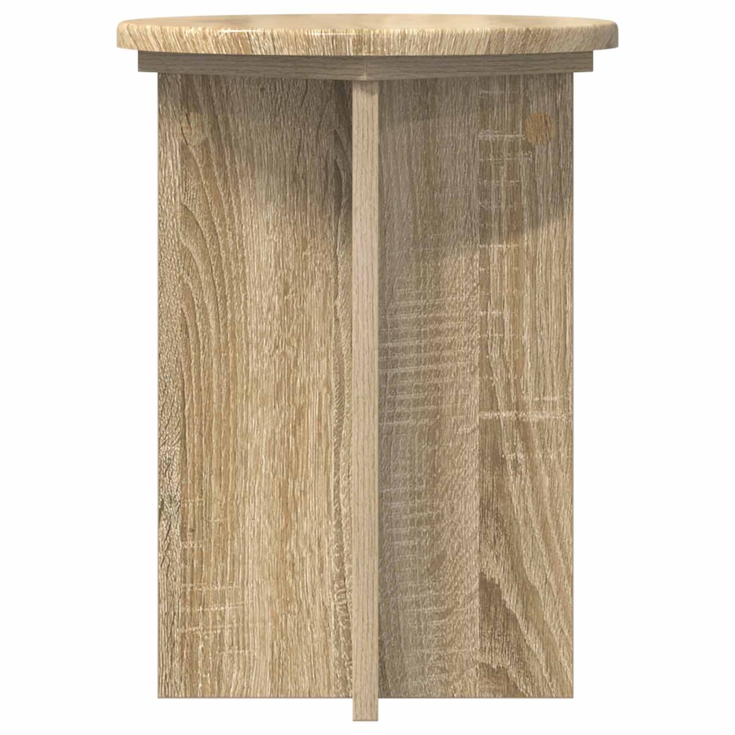 Plant Stand 2 pcs Sonoma Oak Ø29.5 x 40 cm Engineered Wood