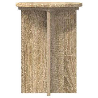 Plant Stand 2 pcs Sonoma Oak Ø29.5 x 40 cm Engineered Wood