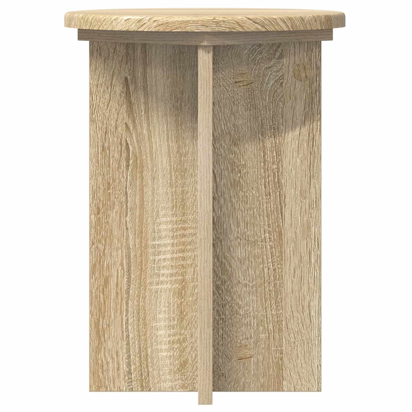 Plant Stand 2 pcs Sonoma Oak Ø29.5 x 40 cm Engineered Wood