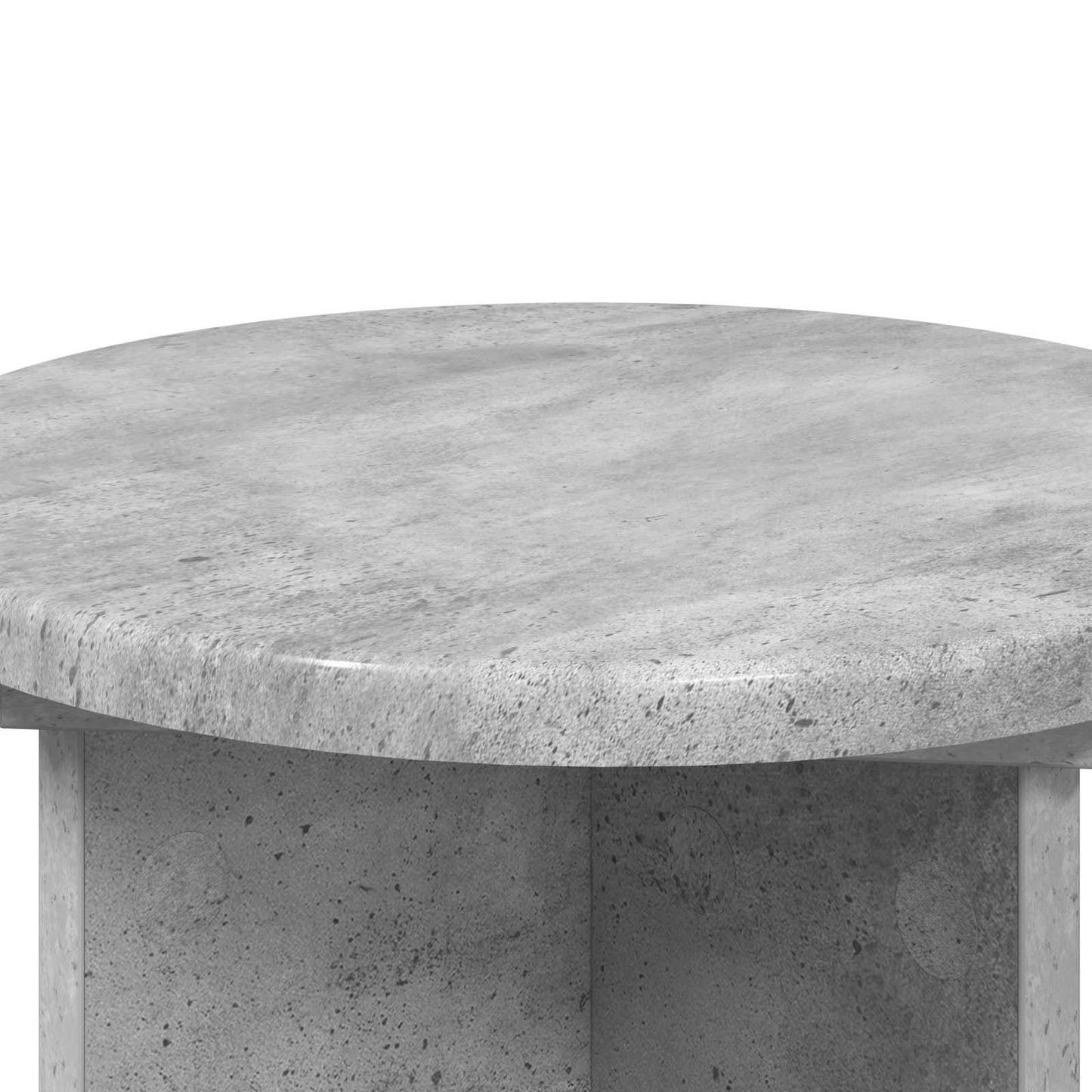Plant Stand 2 pcs Concrete Grey Ø29.5 x 40 cm Engineered Wood