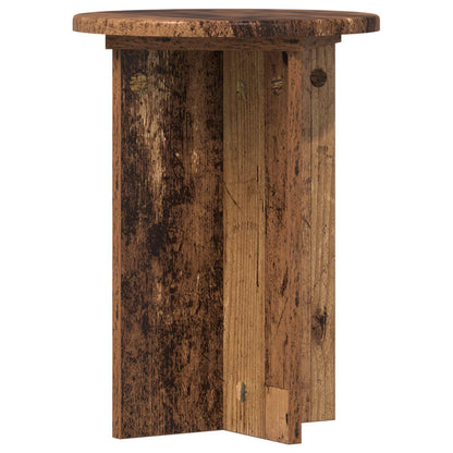 Plant Stand 2 pcs Old Wood Ø29.5 x 40 cm Engineered Wood