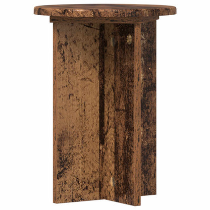 Plant Stand 2 pcs Old Wood Ø29.5 x 40 cm Engineered Wood