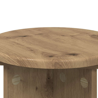 Plant Stand 2 pcs Artisan Oak Ø29.5 x 40 cm Engineered Wood