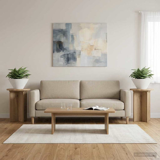 Plant Stand 2 pcs Artisan Oak Ø29.5 x 40 cm Engineered Wood