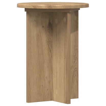 Plant Stand 2 pcs Artisan Oak Ø29.5 x 40 cm Engineered Wood