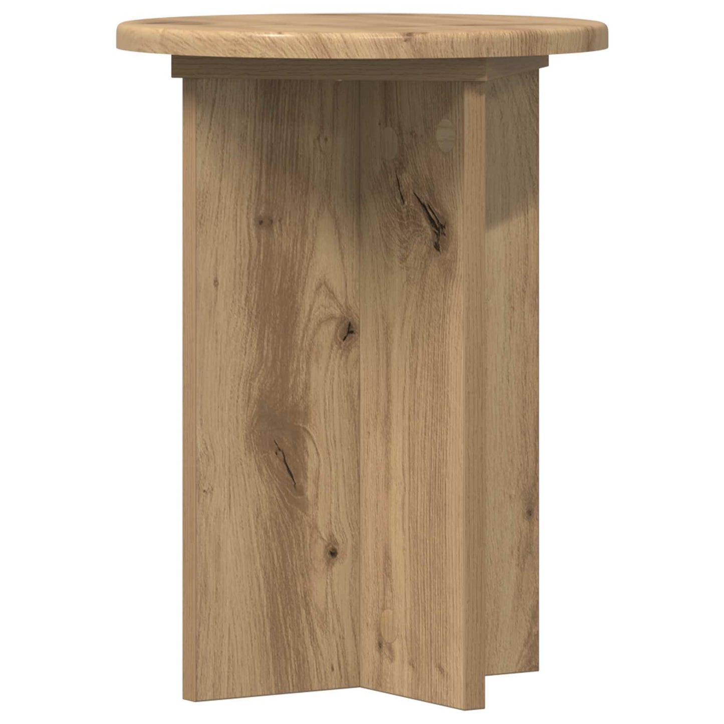 Plant Stand 2 pcs Artisan Oak Ø29.5 x 40 cm Engineered Wood