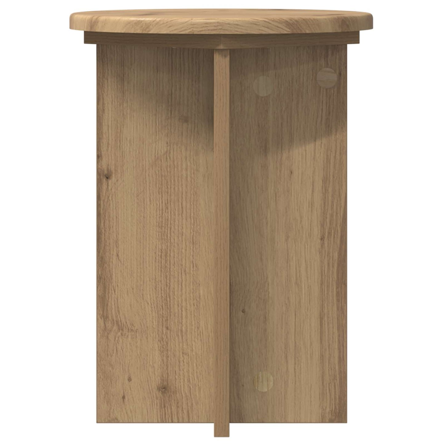 Plant Stand 2 pcs Artisan Oak Ø29.5 x 40 cm Engineered Wood