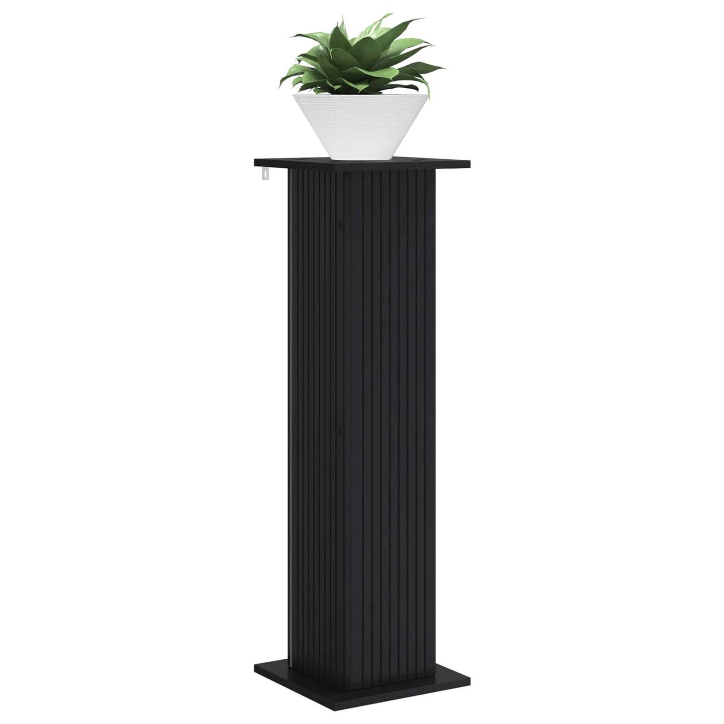 Plant Stand Black 30.5 x 30 x 100.5 cm Engineered Wood