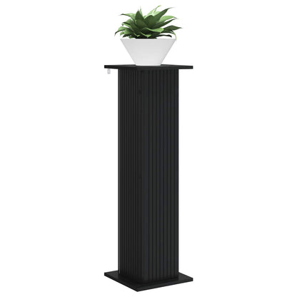 Plant Stand Black 30.5 x 30 x 100.5 cm Engineered Wood