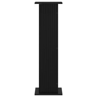 Plant Stand Black 30.5 x 30 x 100.5 cm Engineered Wood