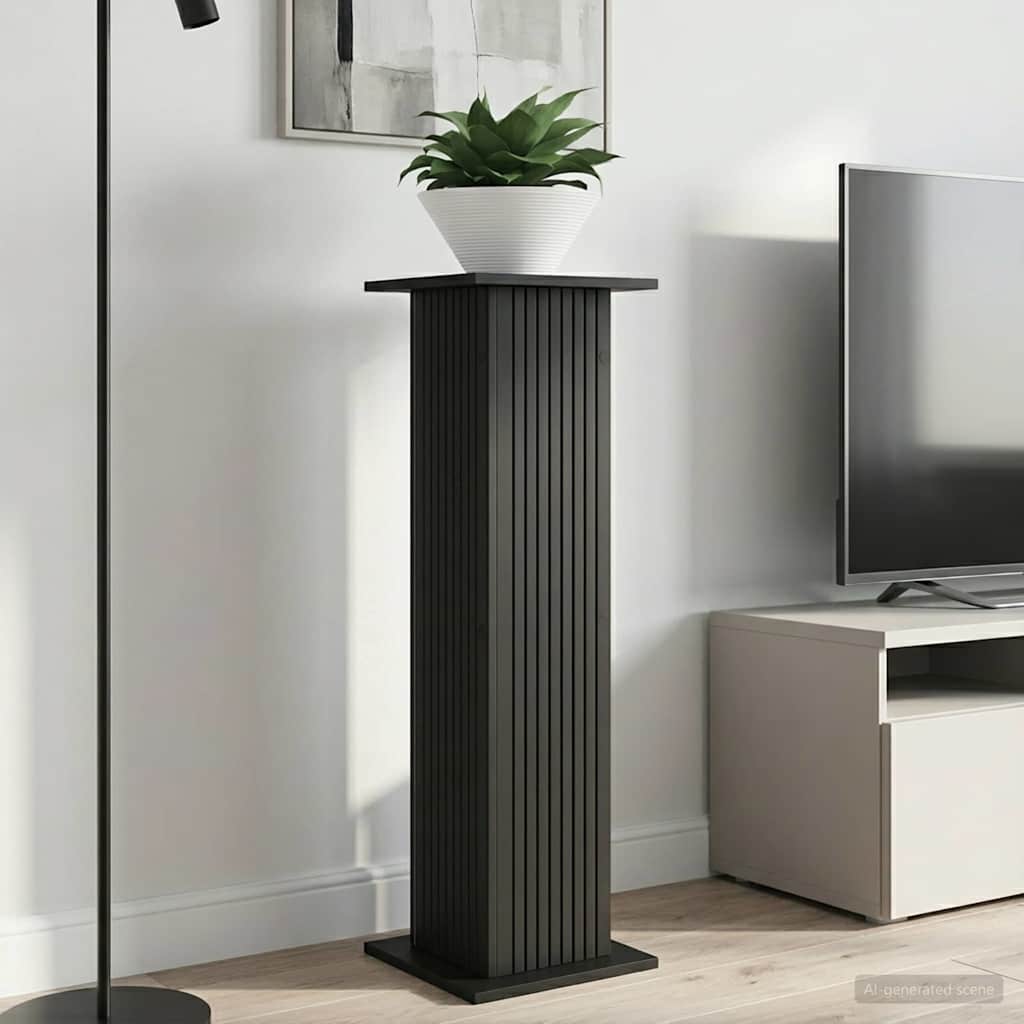 Plant Stand 2 pcs Black 30.5 x 30 x 100.5 cm Engineered Wood