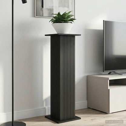 Plant Stand 2 pcs Black 30.5 x 30 x 100.5 cm Engineered Wood