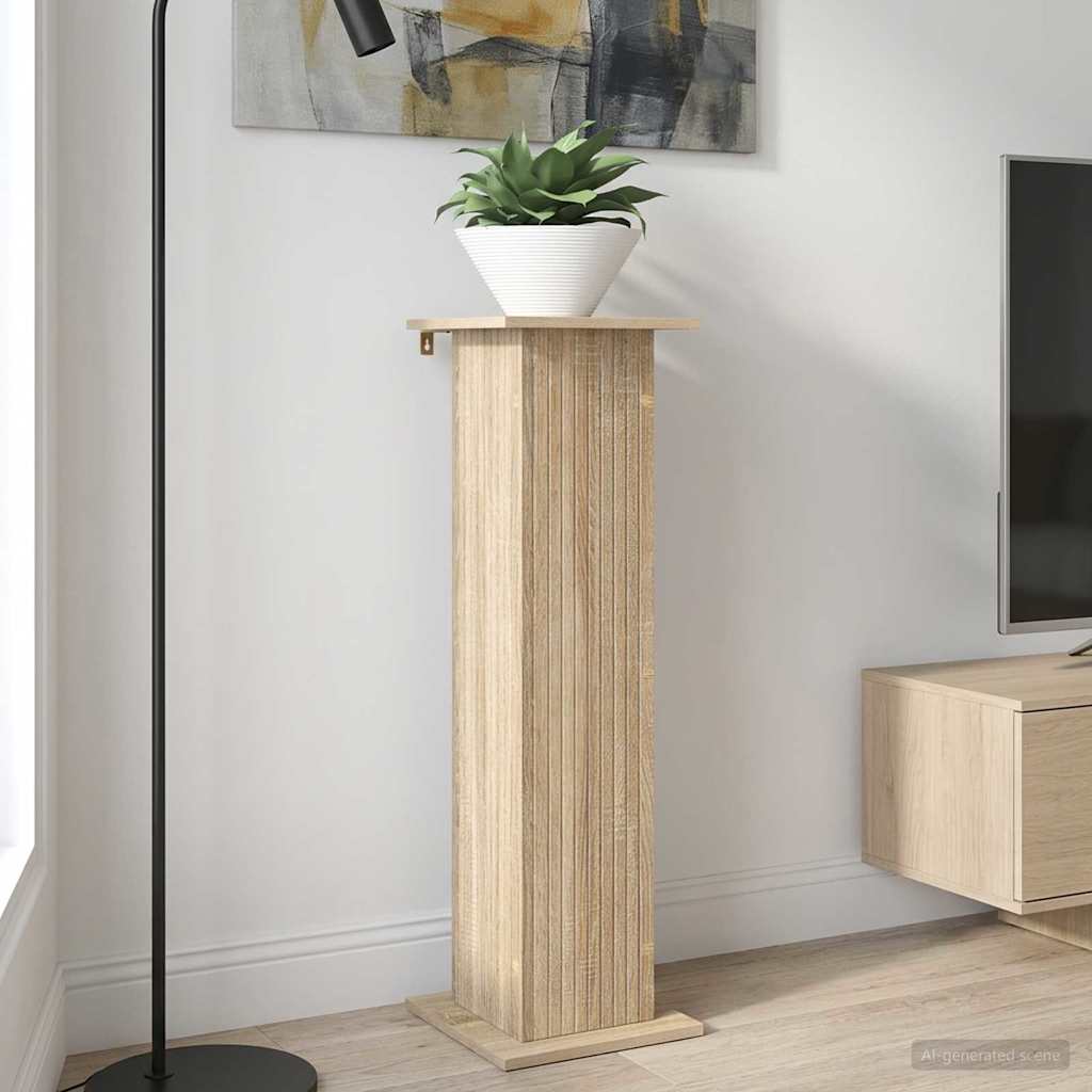 Plant Stand Sonoma Oak 30.5 x 30 x 100.5 cm Engineered Wood