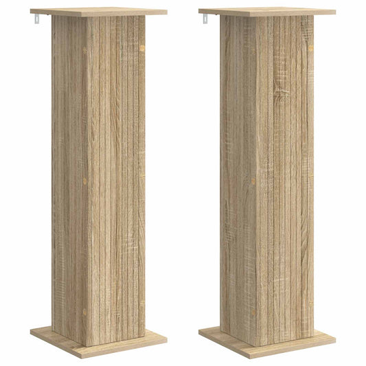 Plant Stand 2 pcs Sonoma Oak 30.5 x 30 x 100.5 cm