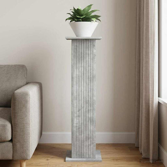 Plant Stand Concrete Grey 30.5 x 30 x 100.5 cm Engineered Wood