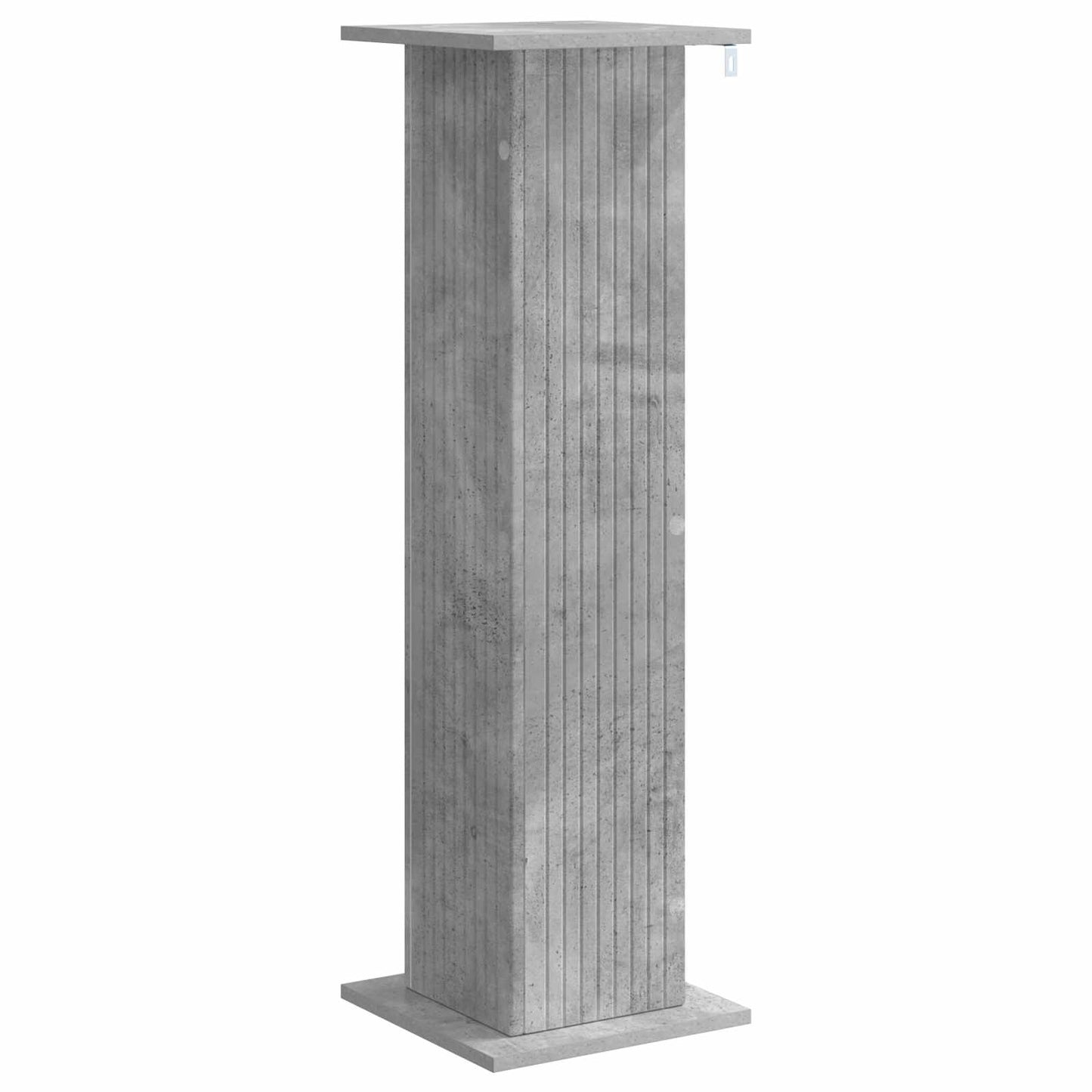 Plant Stand 2 pcs Concrete Grey 30.5 x 30 x 100.5 cm