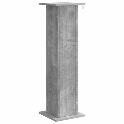 Plant Stand 2 pcs Concrete Grey 30.5 x 30 x 100.5 cm