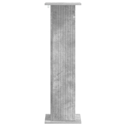 Plant Stand 2 pcs Concrete Grey 30.5 x 30 x 100.5 cm
