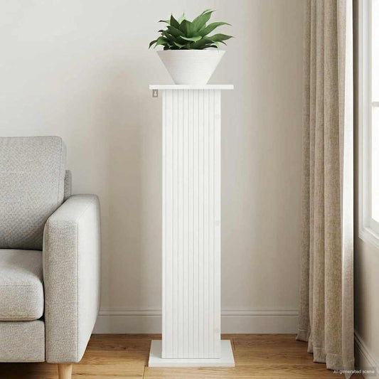 Plant Stand High Gloss White 30.5 x 30 x 100.5 cm