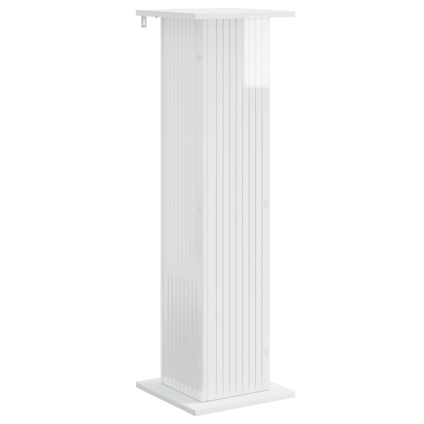 Plant Stand High Gloss White 30.5 x 30 x 100.5 cm