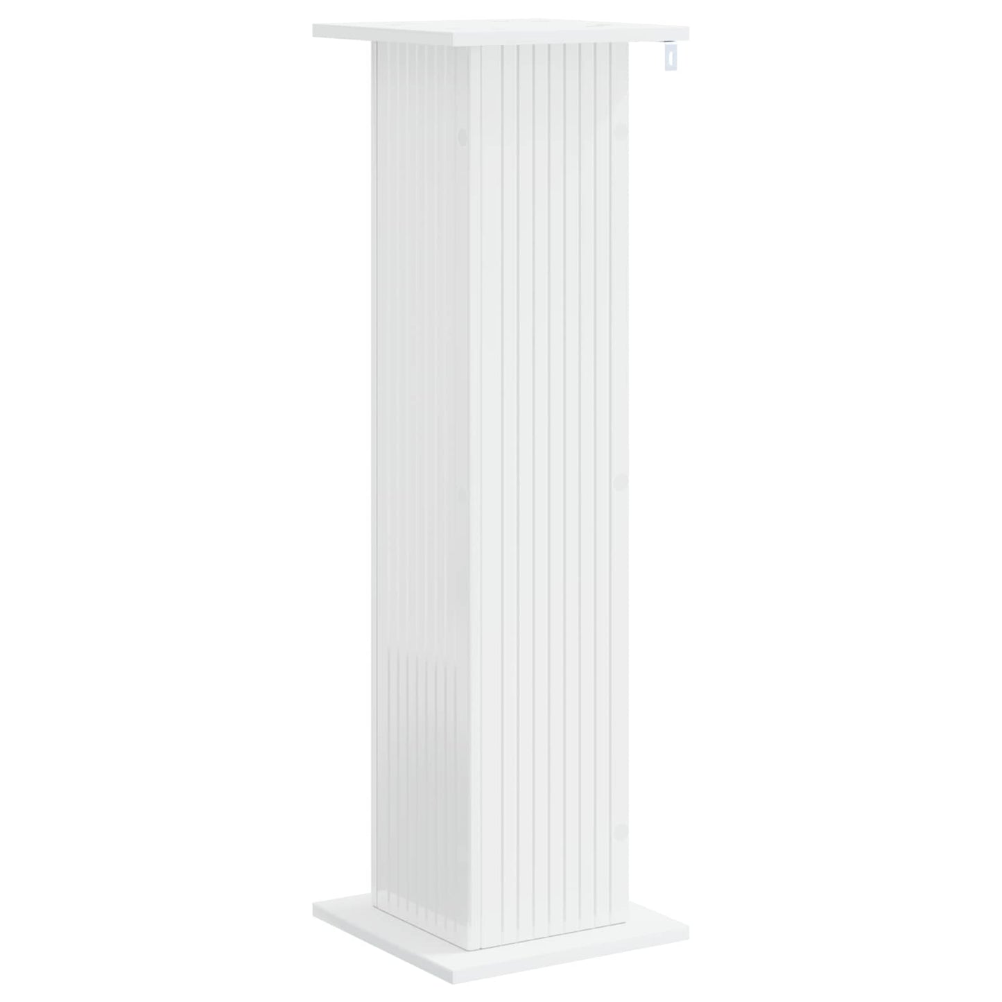 Plant Stand High Gloss White 30.5 x 30 x 100.5 cm