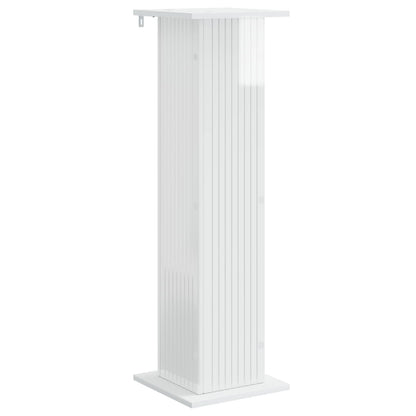 Plant Stand 2 pcs High Gloss White 30.5 x 30 x 100.5 cm