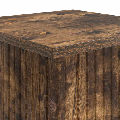 Plant Stand Smoked Oak 30.5 x 30 x 100.5 cm Engineered Wood
