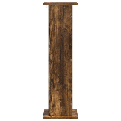 Plant Stand 2 pcs Smoked Oak 30.5 x 30 x 100.5 cm
