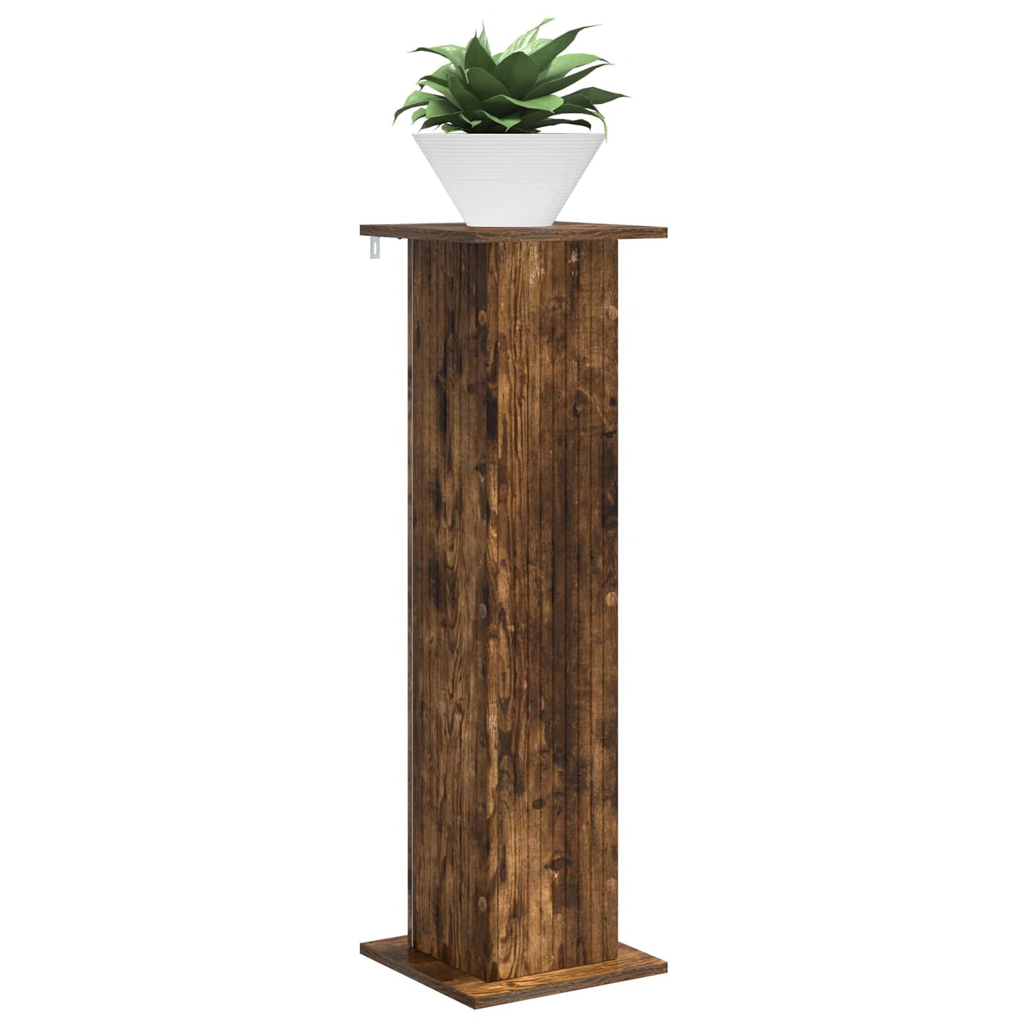 Plant Stand 2 pcs Smoked Oak 30.5 x 30 x 100.5 cm