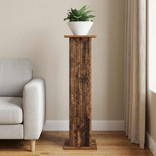 Plant Stand Old Wood 30.5 x 30 x 100.5 cm Engineered Wood
