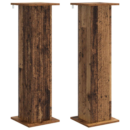 Plant Stand 2 pcs Old Wood 30.5 x 30 x 100.5 cm Engineered Wood