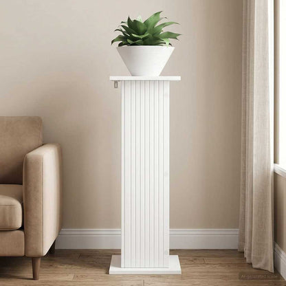 Plant Stand White 30.5 x 30 x 80.5 cm Engineered Wood