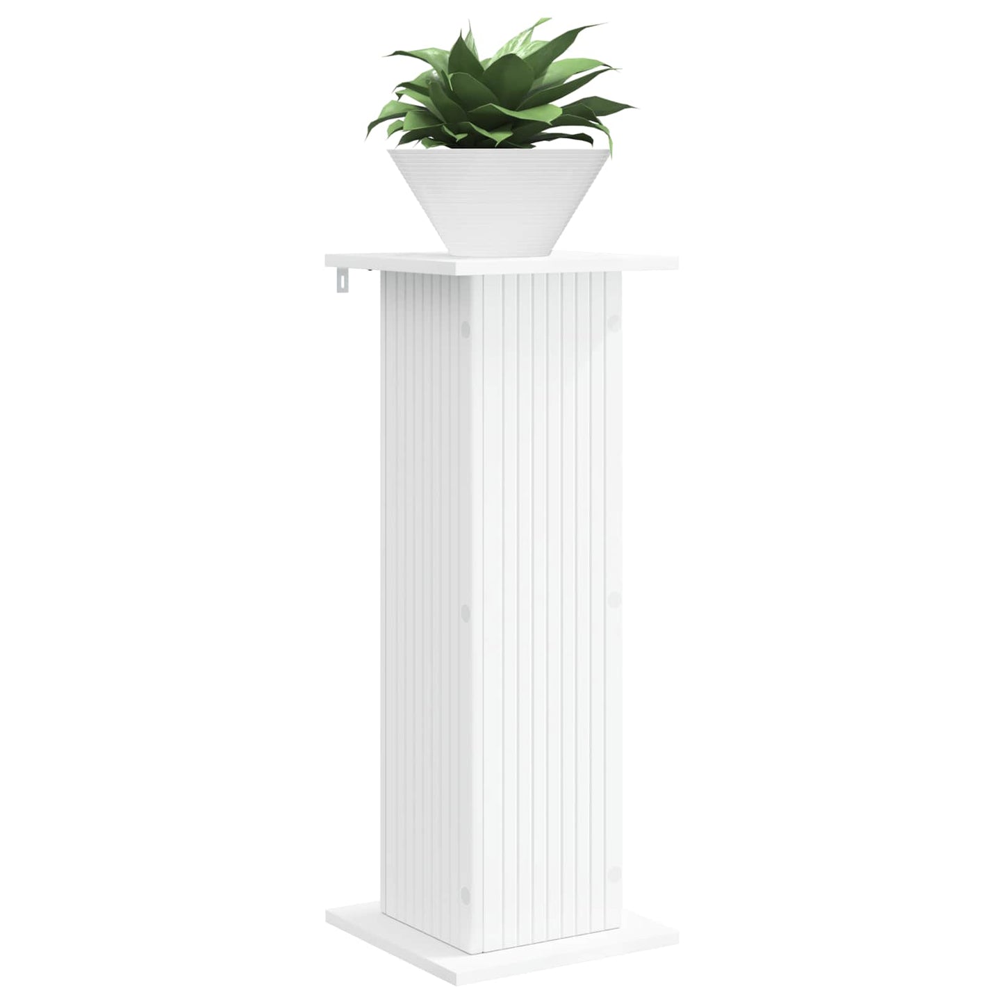 Plant Stand White 30.5 x 30 x 80.5 cm Engineered Wood