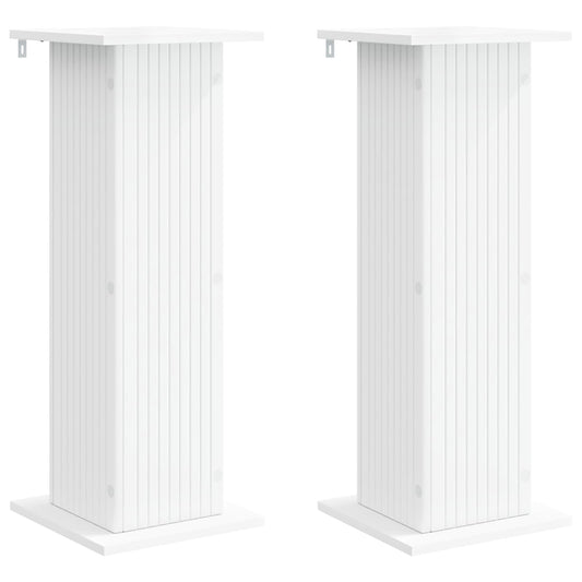 Plant Stand 2 pcs White 30.5 x 30 x 80.5 cm Engineered Wood